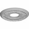 Ekena Millwork Helene Ceiling Medallion (Fits Canopies up to 5 1/4"), 11 7/8"OD x 3 5/8"ID x 7/8"P, Primed White CM11HE - alternate 2
